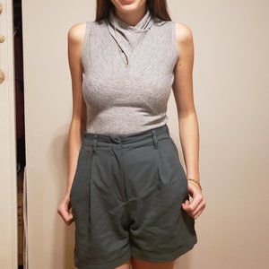 4/$20 Grey Cotton Blouse